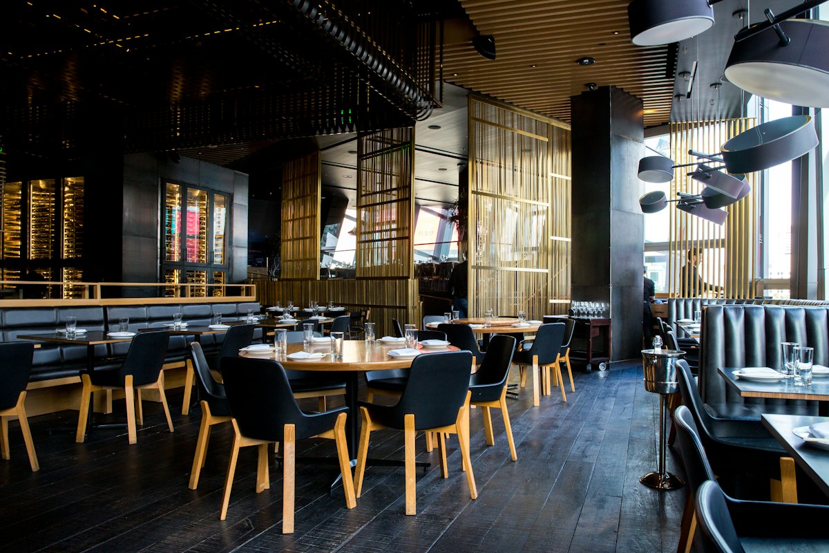 Stimmungsvolles Restaurant-Ambiente