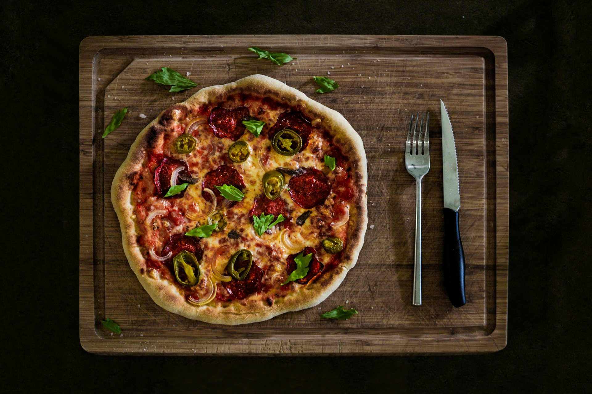 Frisch gebackene Pizza bei La Capannina da Nino